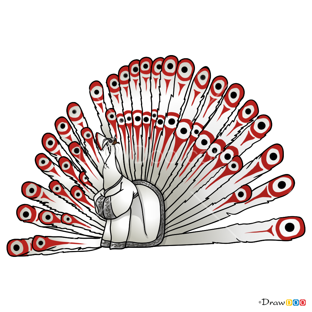 How to Draw Lord Shen, Kung Fu Panda